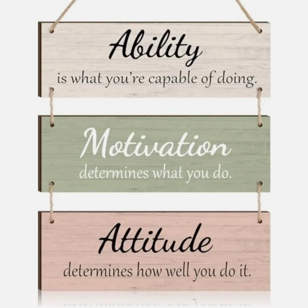 Motivational Wall Hanging Rustic Farmhouse Decor - NEW